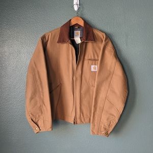 Carhartt Work Jacket Detroit Canvas Jacket - Blanket Lined Size: 44